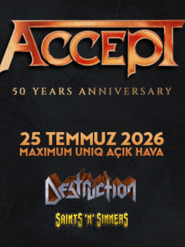 Accept İstanbul Konseri – 25 Temmuz 2026