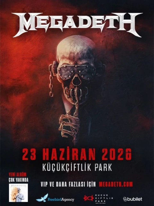Megadeth İstanbul'da Final Turnesinde Sahne Alıyor