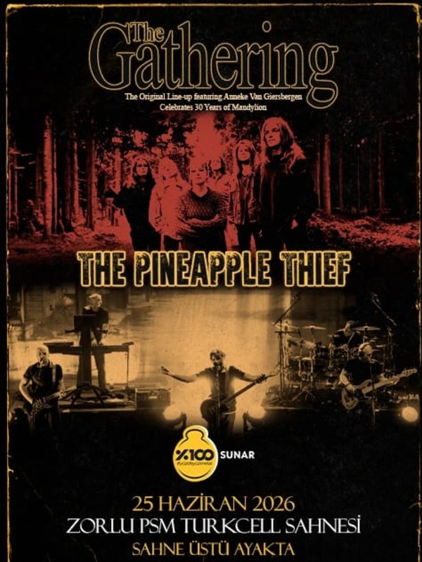 The Gathering ve The Pineapple Thief İstanbul'da