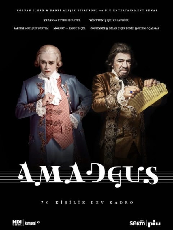 Amadeus 7. Sezon Harbiye'de Sahnede
