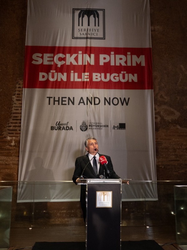 Seçkin Pirim'in 'Dün İle Bugün' Sergisi Şerefiye Sarnıcı'nda