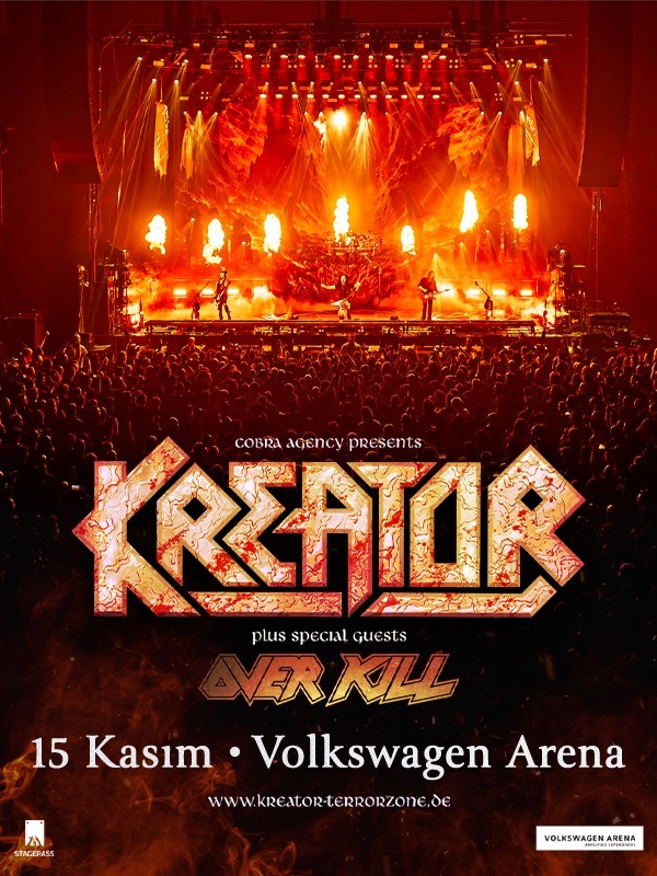 Kreator & Overkill 15 Kasım'da Volkswagen Arena'da