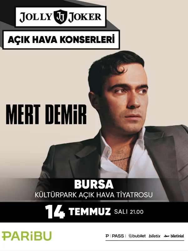 Jolly Joker Bursa Kültürpark Açık Hava Konserleri Temmuz'da Başlıyor