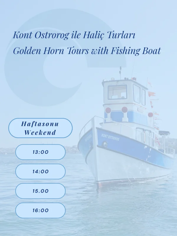 Rahmi M. Koç Müzesi'nde Tarihi Kont Ostrorog İle Haliç Turları Başladı