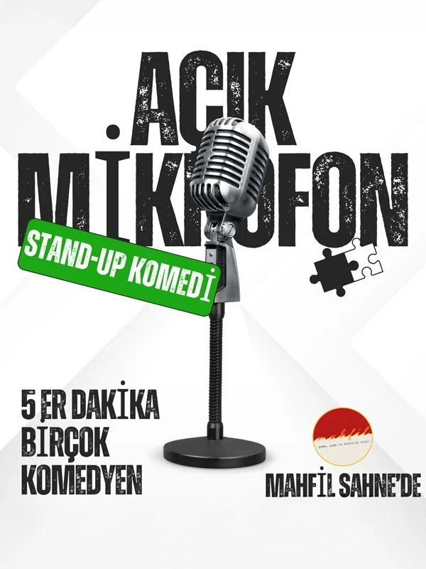 Açık Mikrofon Stand-Up Akşamı 21 Temmuz'da Eskişehir'de