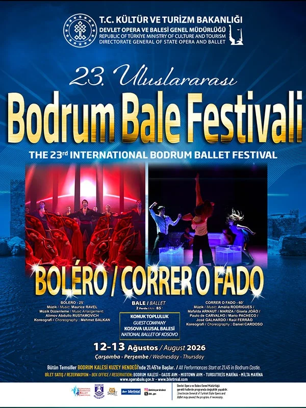 Kosova Ulusal Balesi 'Bolero - Correr O Fado' Bodrum'da
