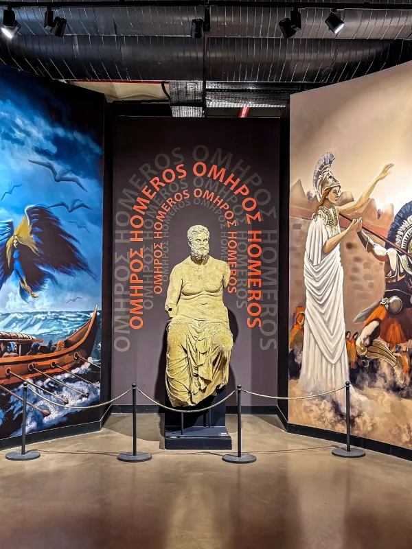 Homeros Heykeli İzmir Kültür Sanat Fabrikası'nda Sergileniyor