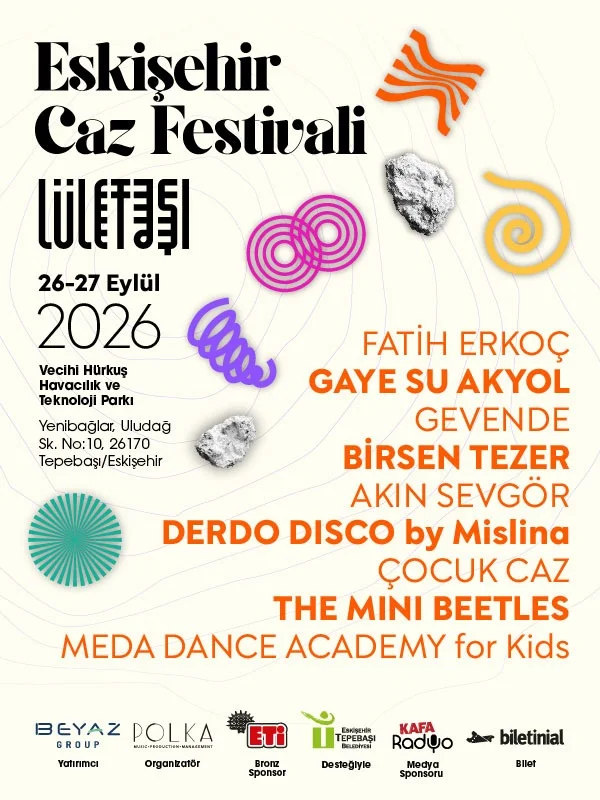 Eskişehir Caz Festivali 26-27 Eylül'de Vecihi Hürkuş Parkı'nda