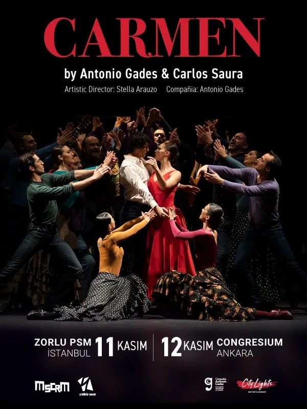 Fundacion Antonio Gades'ten Carmen, 11 Kasım'da İstanbul'da