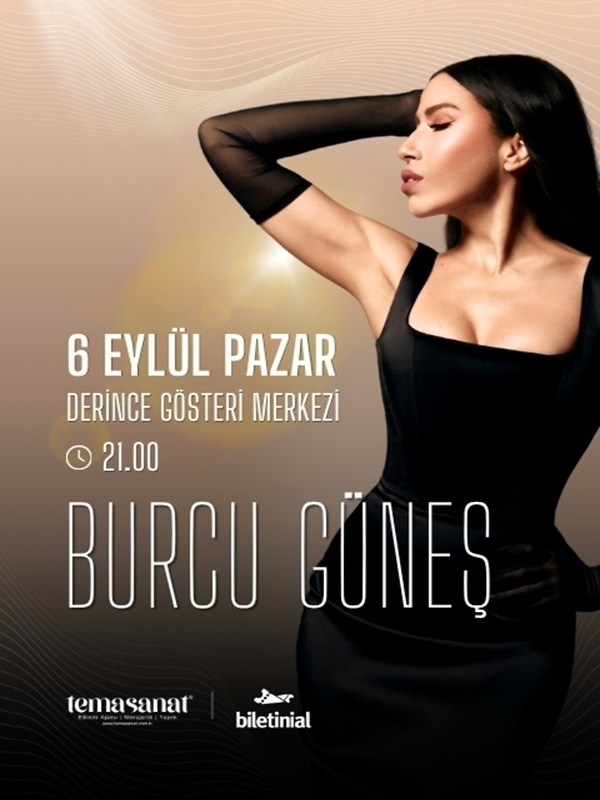 Burcu Güneş, 6 Eylül'de Kocaeli'de Konser Verecek