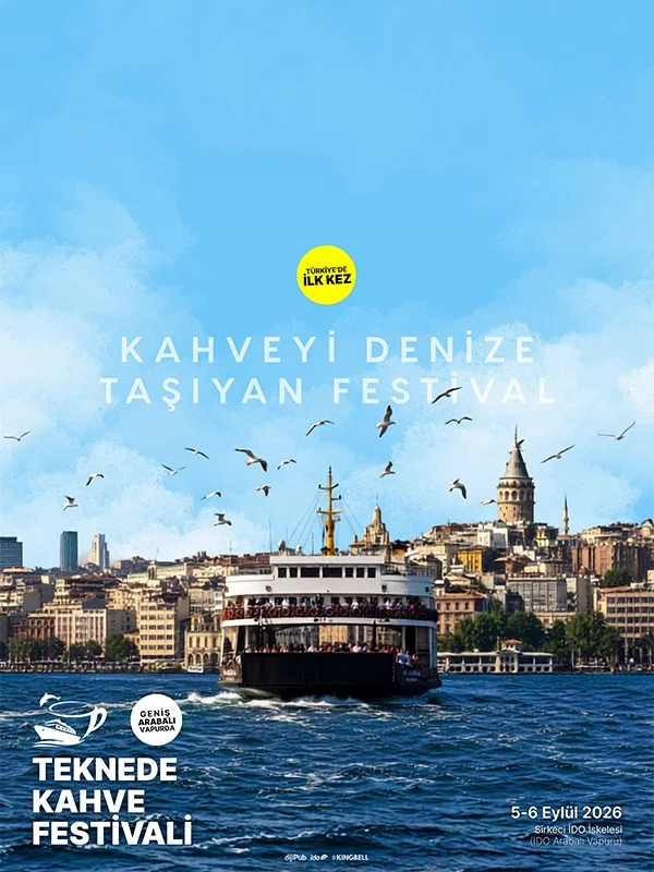 Teknede Kahve Festivali 6 Eylül'de Sirkeci İDO'da