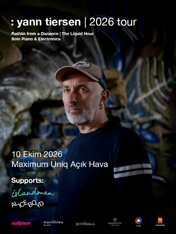 Yann Tiersen, 10 Ekim'de Maximum Uniq Açıkhava'da Konser Verecek