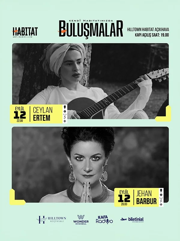 Jehan Barbur ve Ceylan Ertem, 12 Eylül'de Hilltown'da