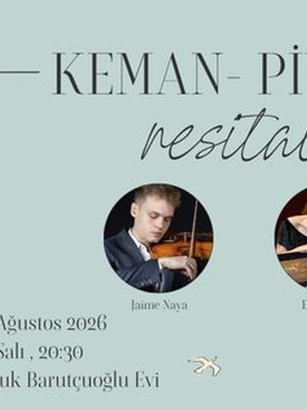 Jaime Naya & Eda Seviniş Keman - Piyano Resitali Ayvalık'ta