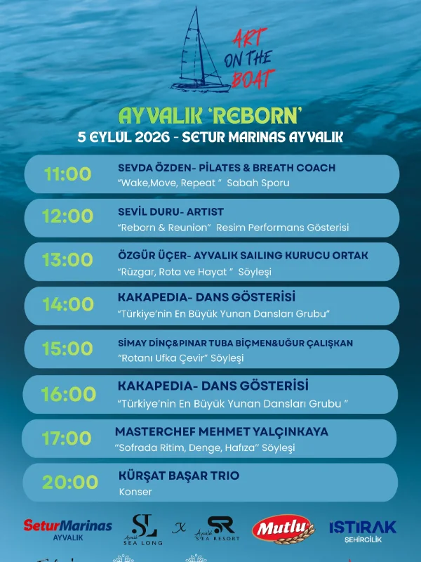 Art On The Boat Ayvalık'ta 'Reborn' Temasıyla Yeniden Doğuyor