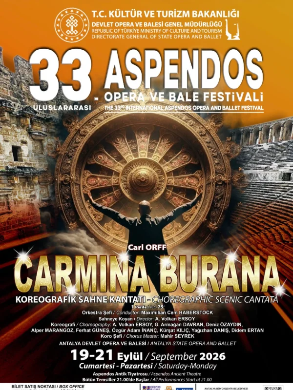 Genç Şef Haberstock, Aspendos'ta Carmina Burana'yı Yönetecek