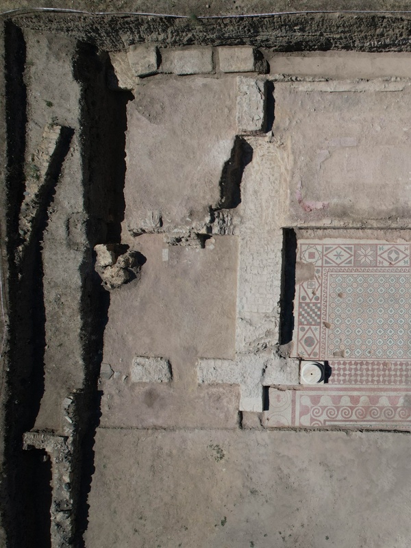 Pompeiopolis'te 105 Metrekarelik Mozaik ve Eros Başı Bulundu