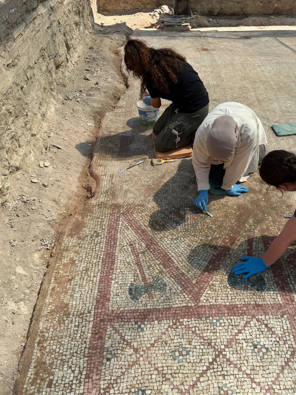 Pompeiopolis'te 105 Metrekarelik Mozaik ve Eros Başı Bulundu