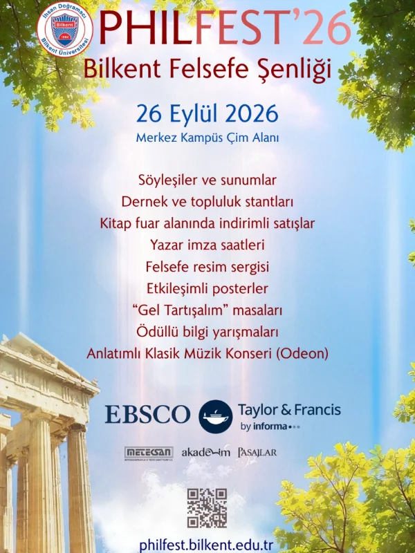PhilFest’26: Bilkent’te Felsefe Sanat Ve Müzikle Buluşuyor