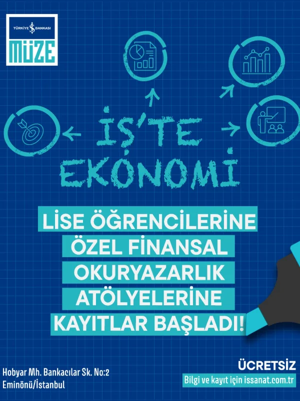 İş Bankası Müzesi'nden Lise Öğrencilerine Özel “İş’te Ekonomi” Atölyeleri Başlıyor