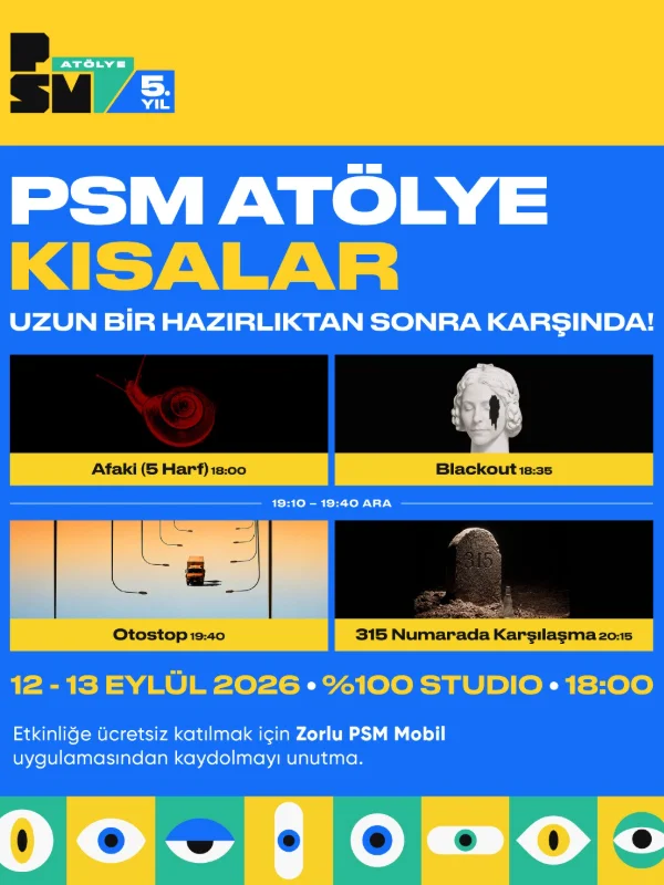 PSM Atölye’nin “Kısalar”ı Yoğun İlgi Üzerine Yeniden Sahnede