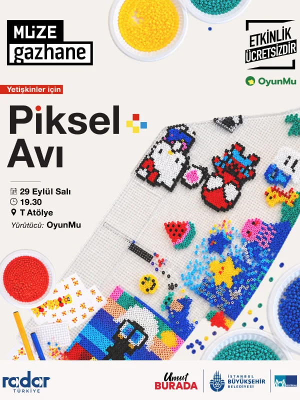 Piksel Avı Atölyesi 29 Eylül'de KÜLTÜR.İSTANBUL'da