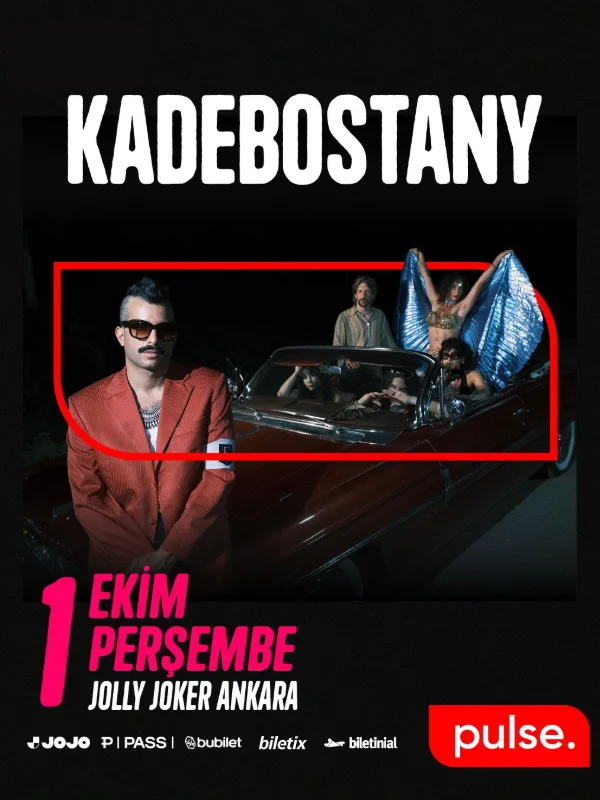 Kadebostany 1 Ekim'de Jolly Joker Ankara'da Sahne Alıyor