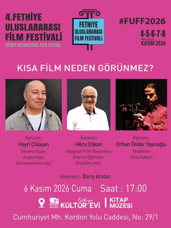 Fethiye Film Festivali Paneller Ve Söyleşilerle Sinemayı Derinleştiriyor