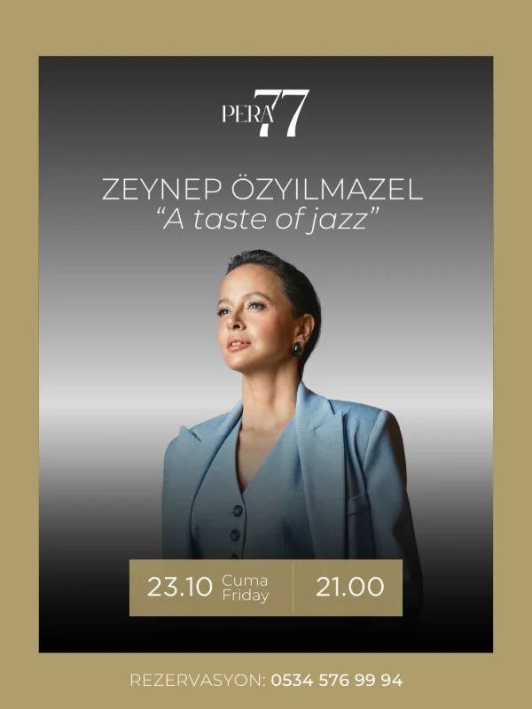 Pera 77’de Ekim Ayı Cazın Güçlü İsimleriyle Dolu