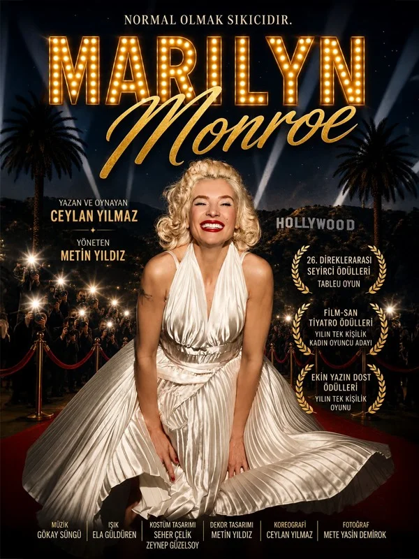 Ceylan Yılmaz'dan 'Marilyn Monroe' Edremit'te
