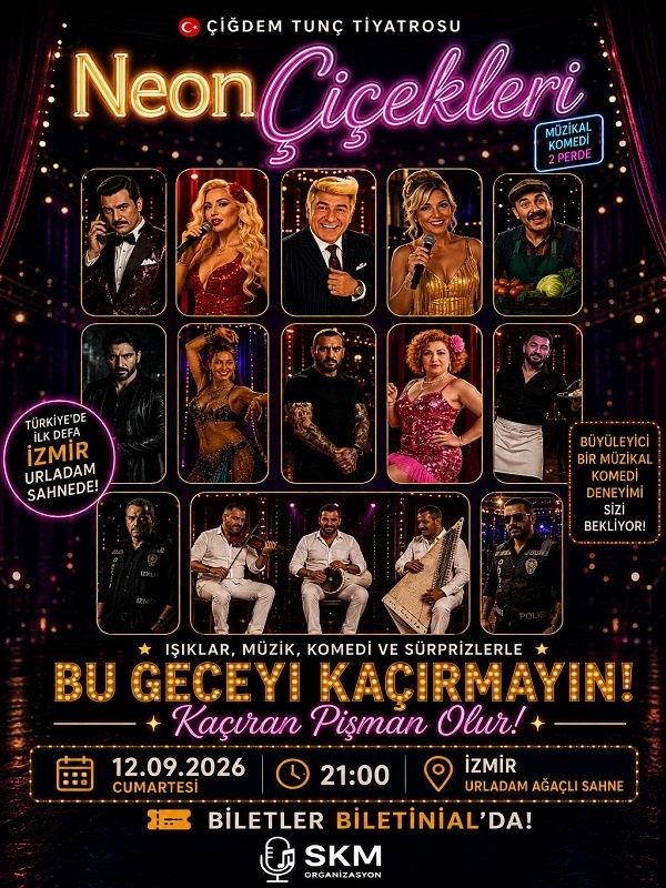 Neon Çiçekleri, 1 Kasım'da İzmir Urladam'da