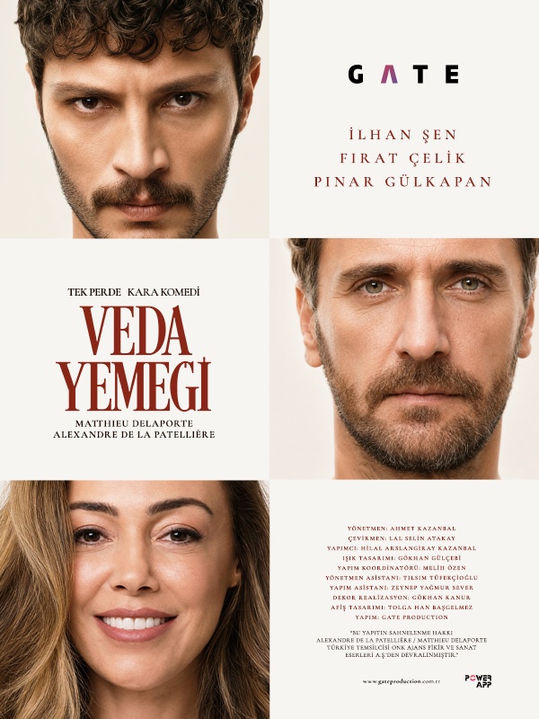 Veda Yemeği Tiyatro Oyunu 14 Ekim'de Paribu Vadi'de