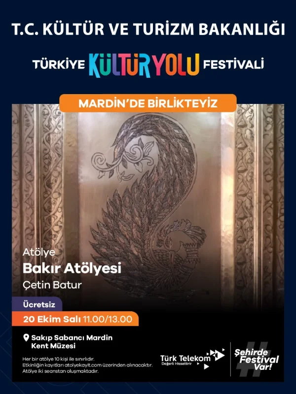 Mardin Kültür Yolu Festivali 17 Ekim'de İkinci Kez Başlıyor