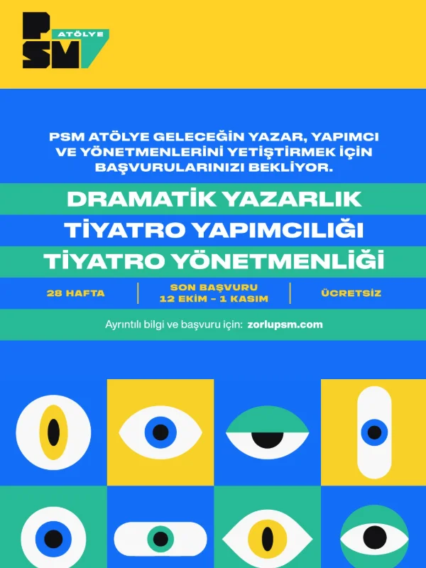PSM Atölye 6. Dönem Başvuruları 1 Kasım'a Kadar Devam Ediyor