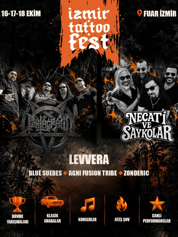 İzmir Tattoo Fest 2026, 16-18 Ekim'de Fuar İzmir'de