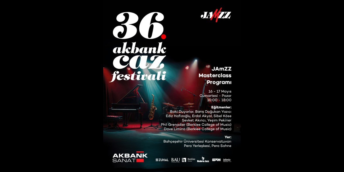 JAmZZ Masterclass: Caz Ustaları Gençlerle Buluşuyor