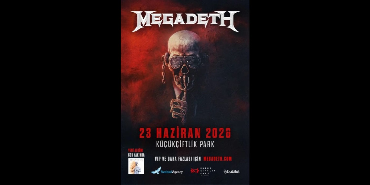 Megadeth İstanbul'da Final Turnesinde Sahne Alıyor