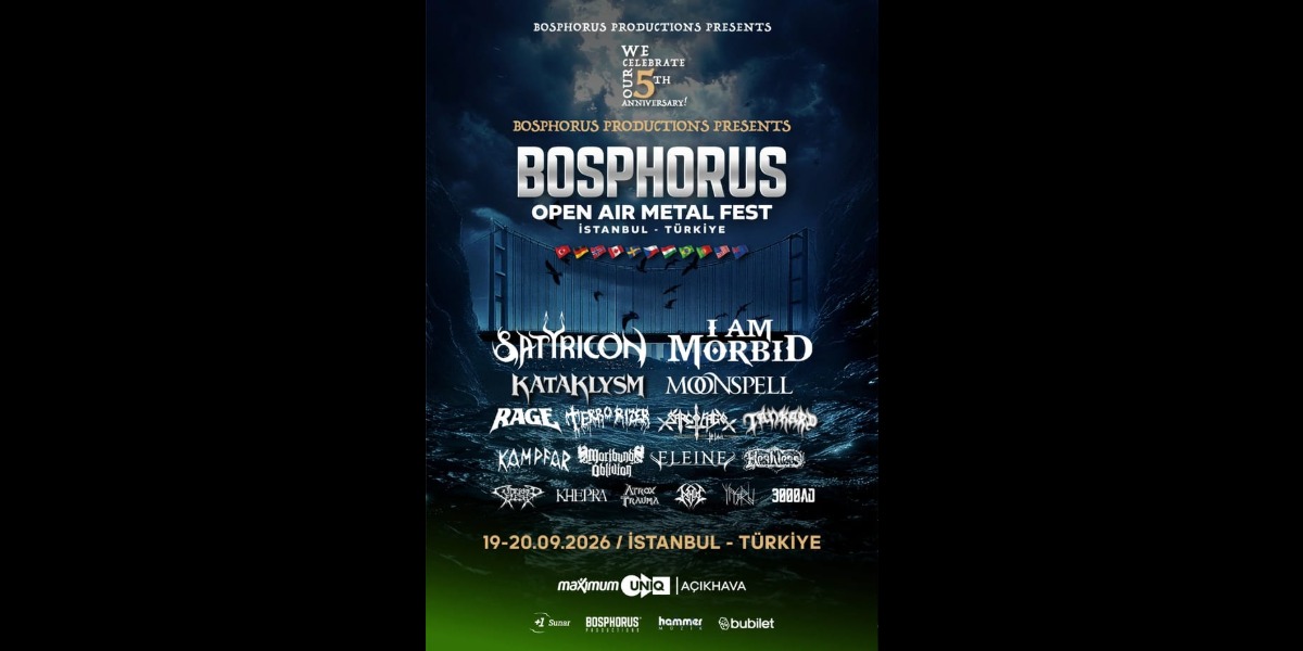 Bosphorus Open Air Metal Fest 2026 İstanbul'da