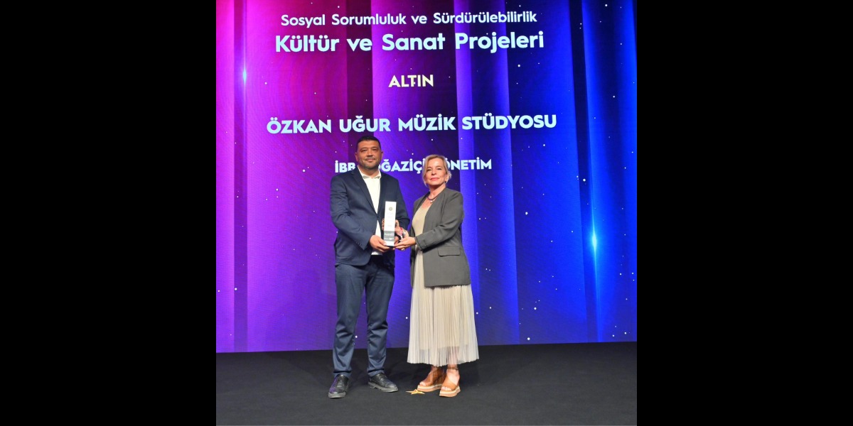 Özkan Uğur Müzik Stüdyosu Brandverse Awards’tan Altın Ödül Aldı