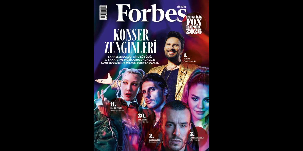 Tarkan, Forbes Türkiye'nin Konser Zenginleri Listesinde Zirvede