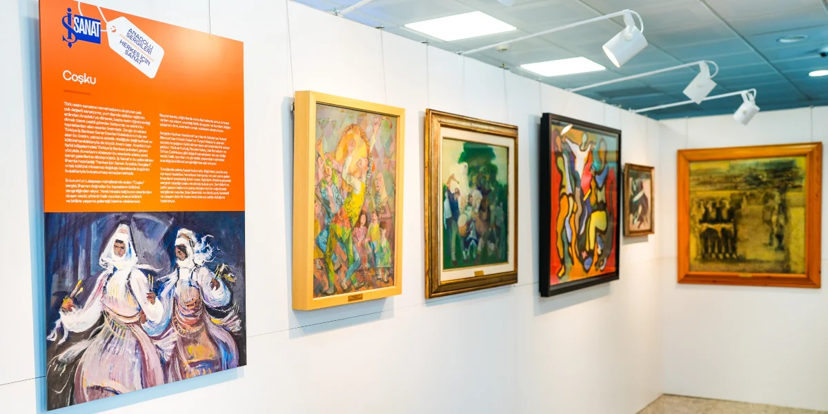 İş Sanat Anadolu Sergileri Erzurum'da Coşku Dolu Bir Seçki Sundu