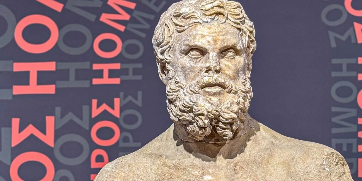Homeros Heykeli İzmir Kültür Sanat Fabrikası'nda Sergileniyor