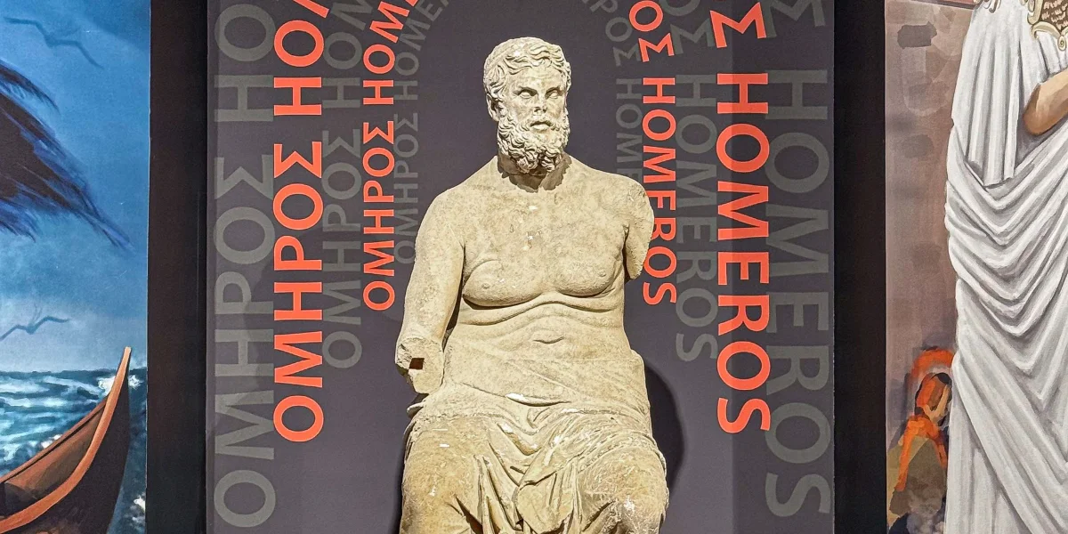 Homeros Heykeli İzmir Kültür Sanat Fabrikası'nda Sergileniyor