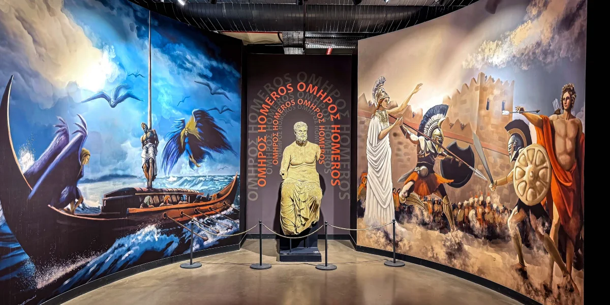 Homeros Heykeli İzmir Kültür Sanat Fabrikası'nda Sergileniyor