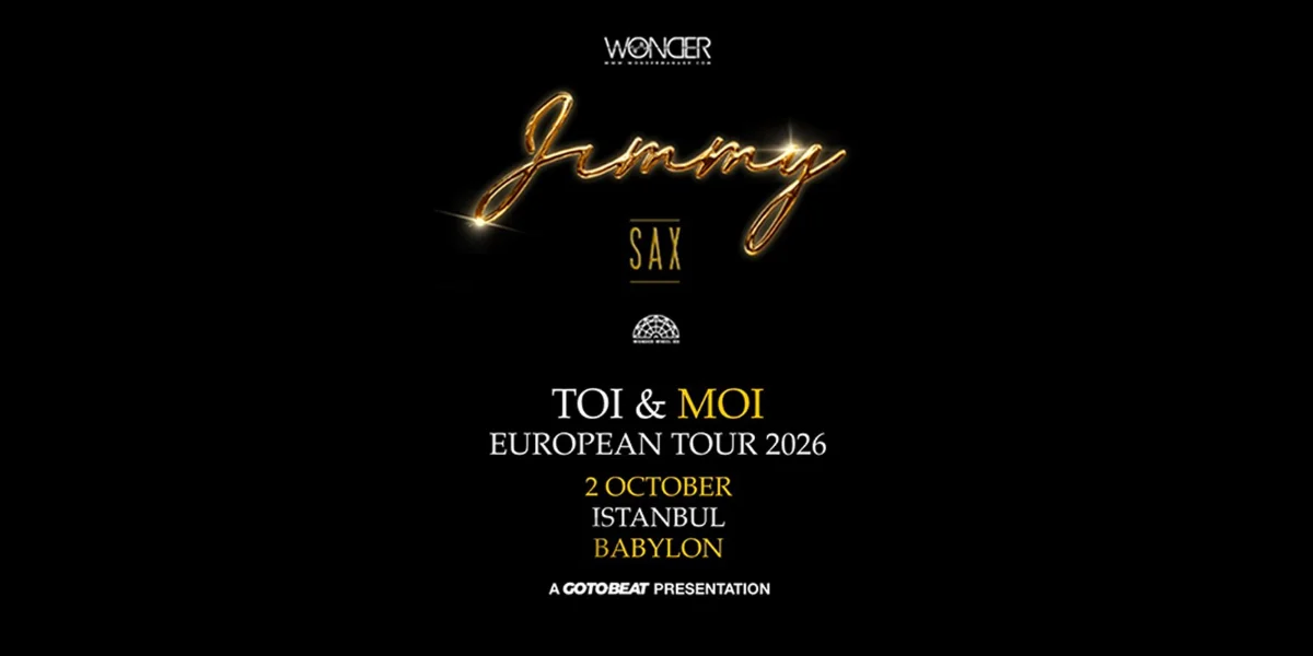 Jimmy Sax, 2 Ekim'de İstanbul'da Sahne Alacak