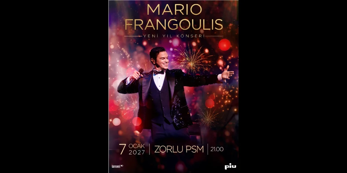 Mario Frangoulis 7 Ocak'ta Zorlu PSM'de Sahne Alacak