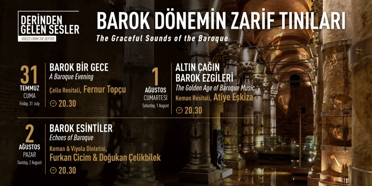Şerefiye Sarnıcı'nda “Derinden Gelen Sesler” Konserleri Devam Ediyor