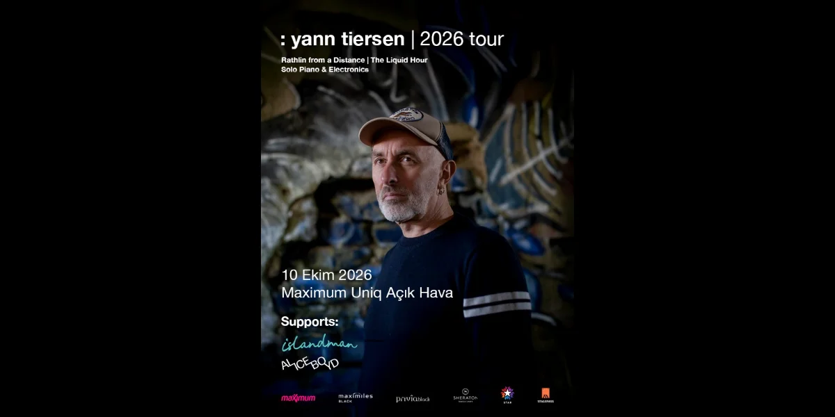 Yann Tiersen, 10 Ekim'de Maximum Uniq Açıkhava'da Konser Verecek
