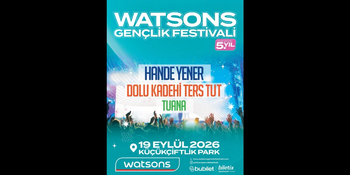 watsons gençlik festivali beşinci kez sahneye Çıkıyor