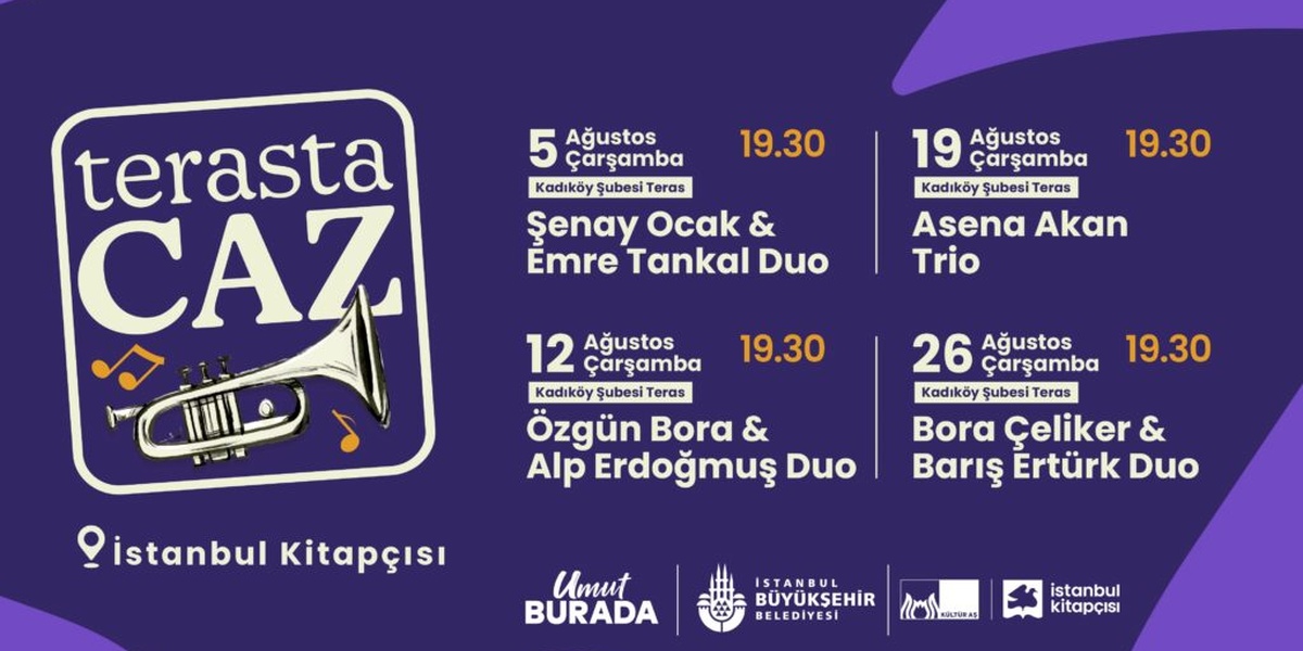 Özgün Bora & Alp Erdoğmuş Duo İstanbul Kitapçısı'nda